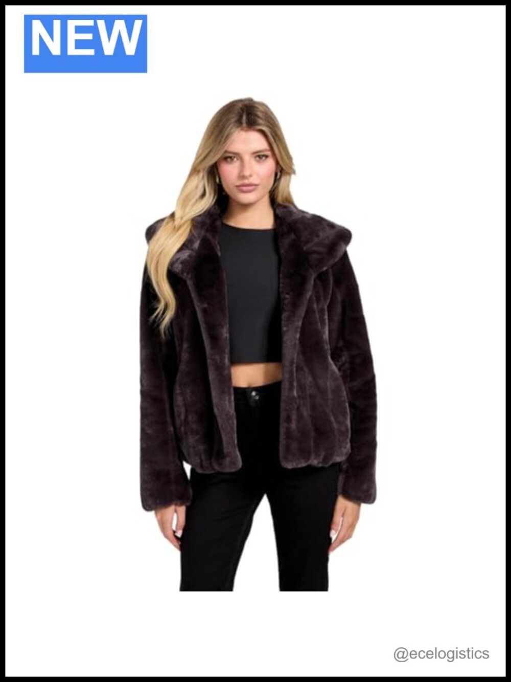 GUESS Womens New Sophy Jacket 100% Polyester Hook Eye Closure Aviator Fall